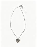 Starry Heart Hollow Pendant Necklace for Women