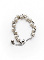 Retro Pearl Bracelet with Sparkle Detail for Women