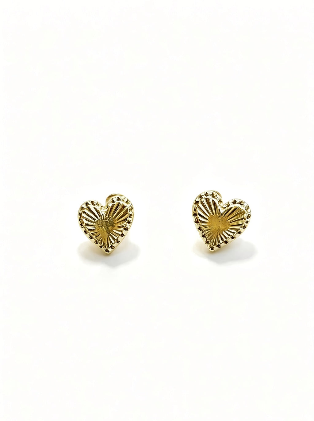 Four-Leaf Clover Drop Earrings, Gold-Tone Sand Finish