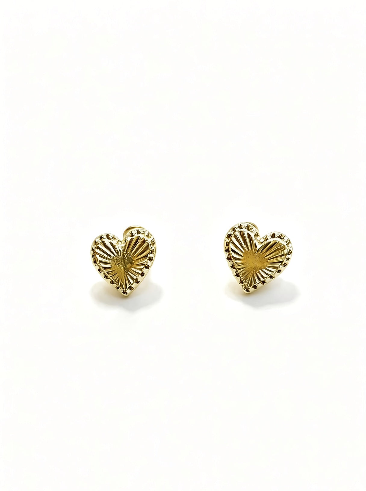 Four-Leaf Clover Drop Earrings, Gold-Tone Sand Finish