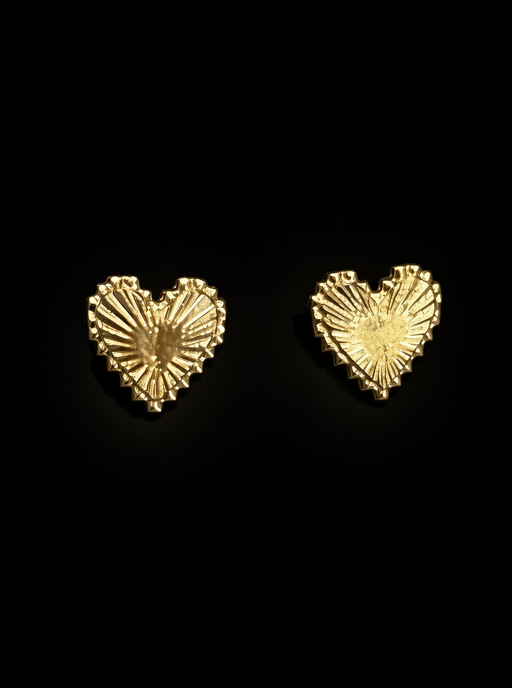 Four-Leaf Clover Drop Earrings, Gold-Tone Sand Finish