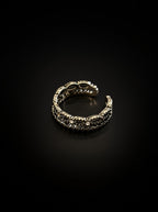 Retro Double-Layer Lace Open Ring for Women
