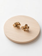S925 Silver Needle Flower Pearl Earrings for Women
