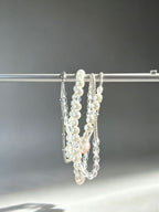 Imitation Pearl Triple-Circle Beaded Bracelet for Women